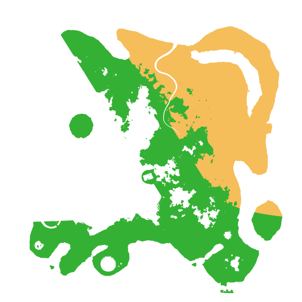 Biome Rust Map: Procedural Map, Size: 3500, Seed: 278653882