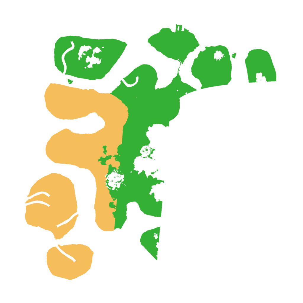 Biome Rust Map: Procedural Map, Size: 3000, Seed: 1279281350