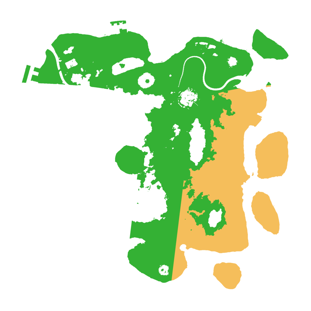 Biome Rust Map: Procedural Map, Size: 3000, Seed: 1274393437