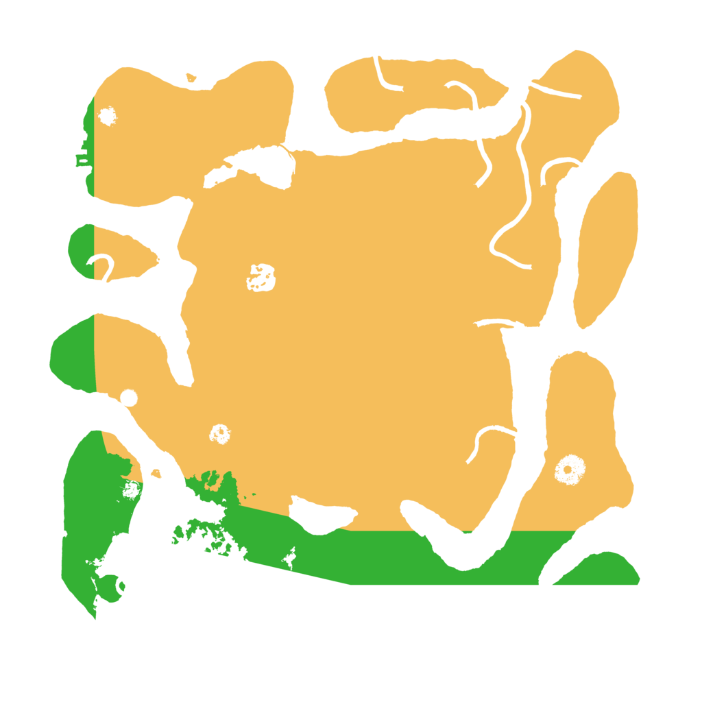 Biome Rust Map: Procedural Map, Size: 3550, Seed: 664934