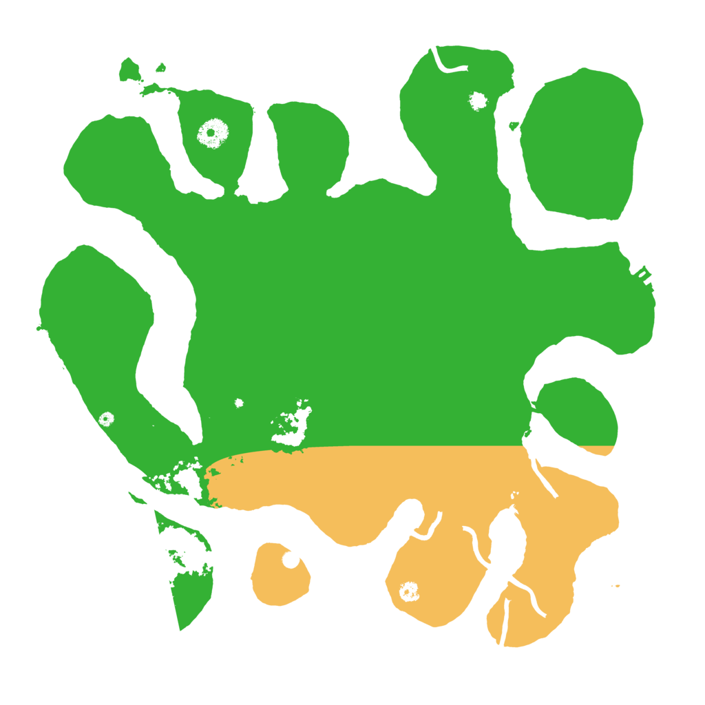 Biome Rust Map: Procedural Map, Size: 3600, Seed: 1828138964