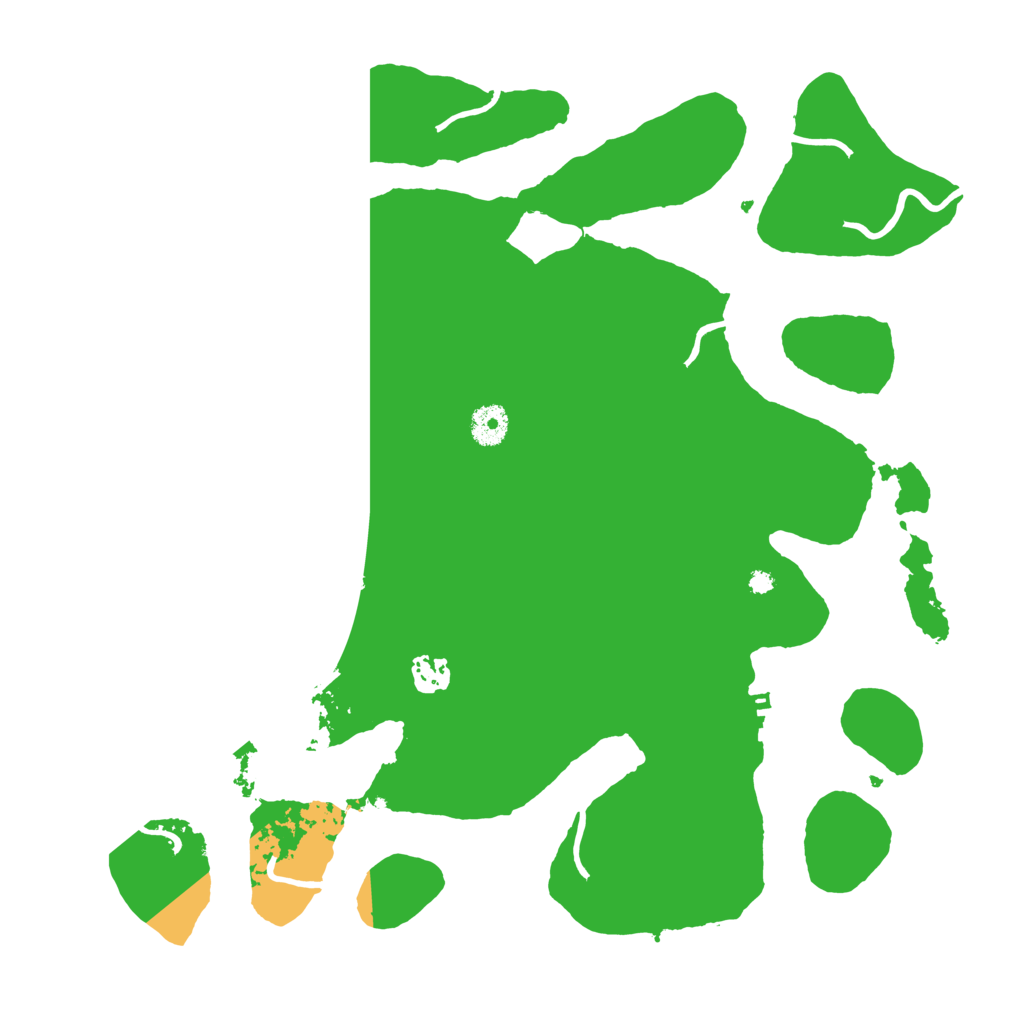 Biome Rust Map: Procedural Map, Size: 3900, Seed: 146
