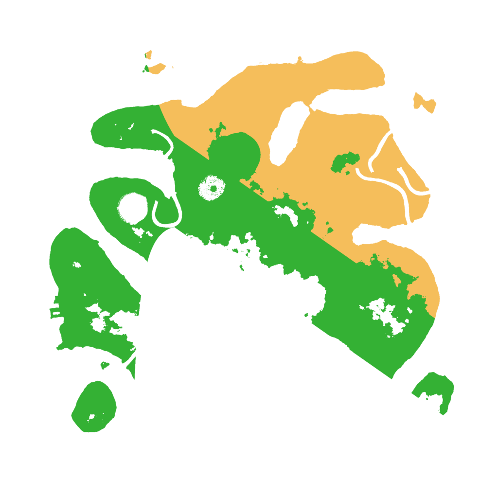 Biome Rust Map: Procedural Map, Size: 3000, Seed: 242278