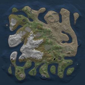 Thumbnail Rust Map: Procedural Map, Size: 3850, Seed: 1656570515, 18 Monuments