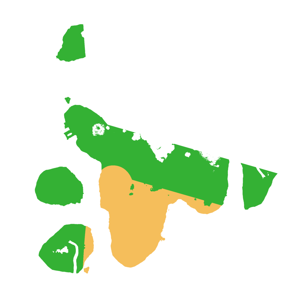 Biome Rust Map: Procedural Map, Size: 2500, Seed: 605362