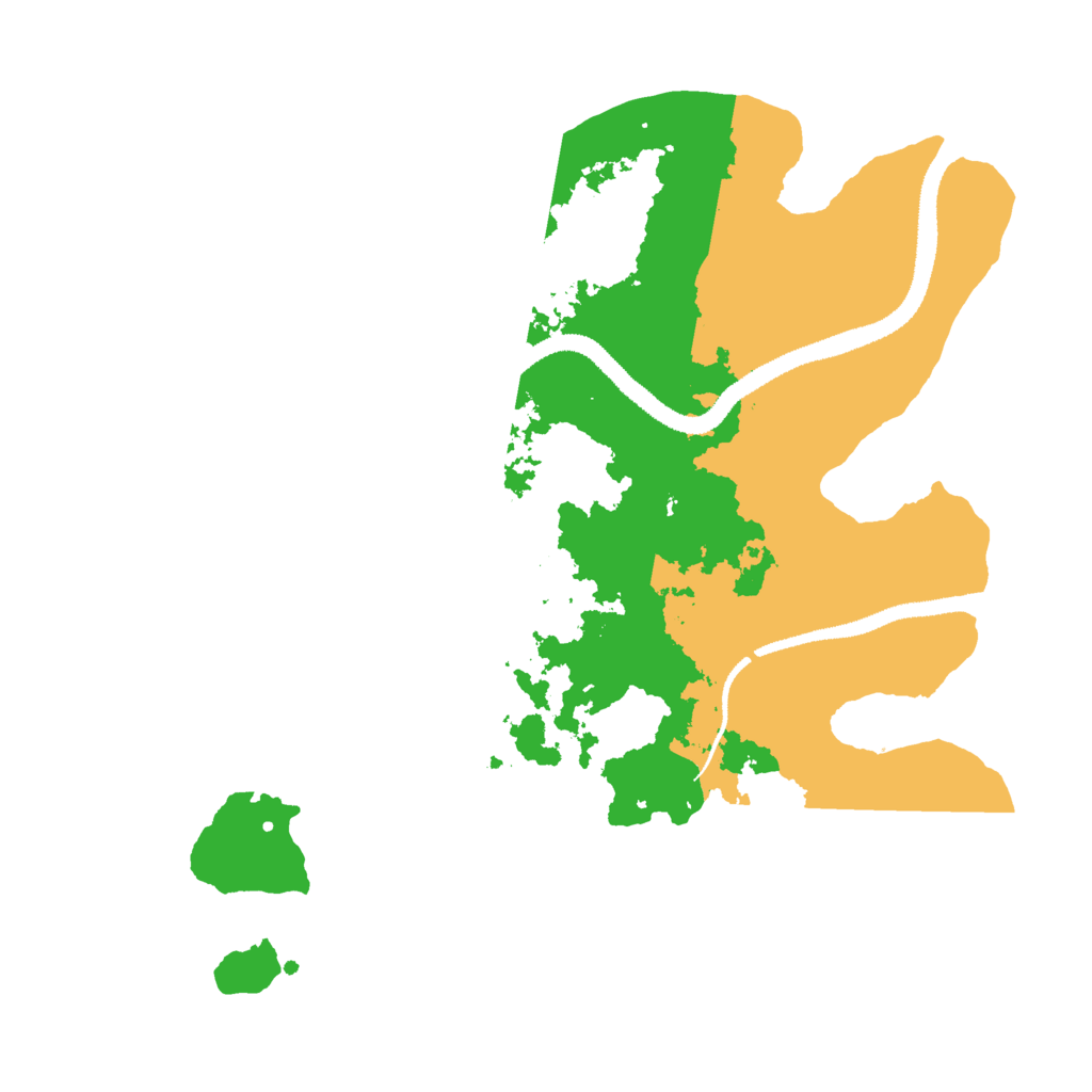 Biome Rust Map: Procedural Map, Size: 3000, Seed: 986179