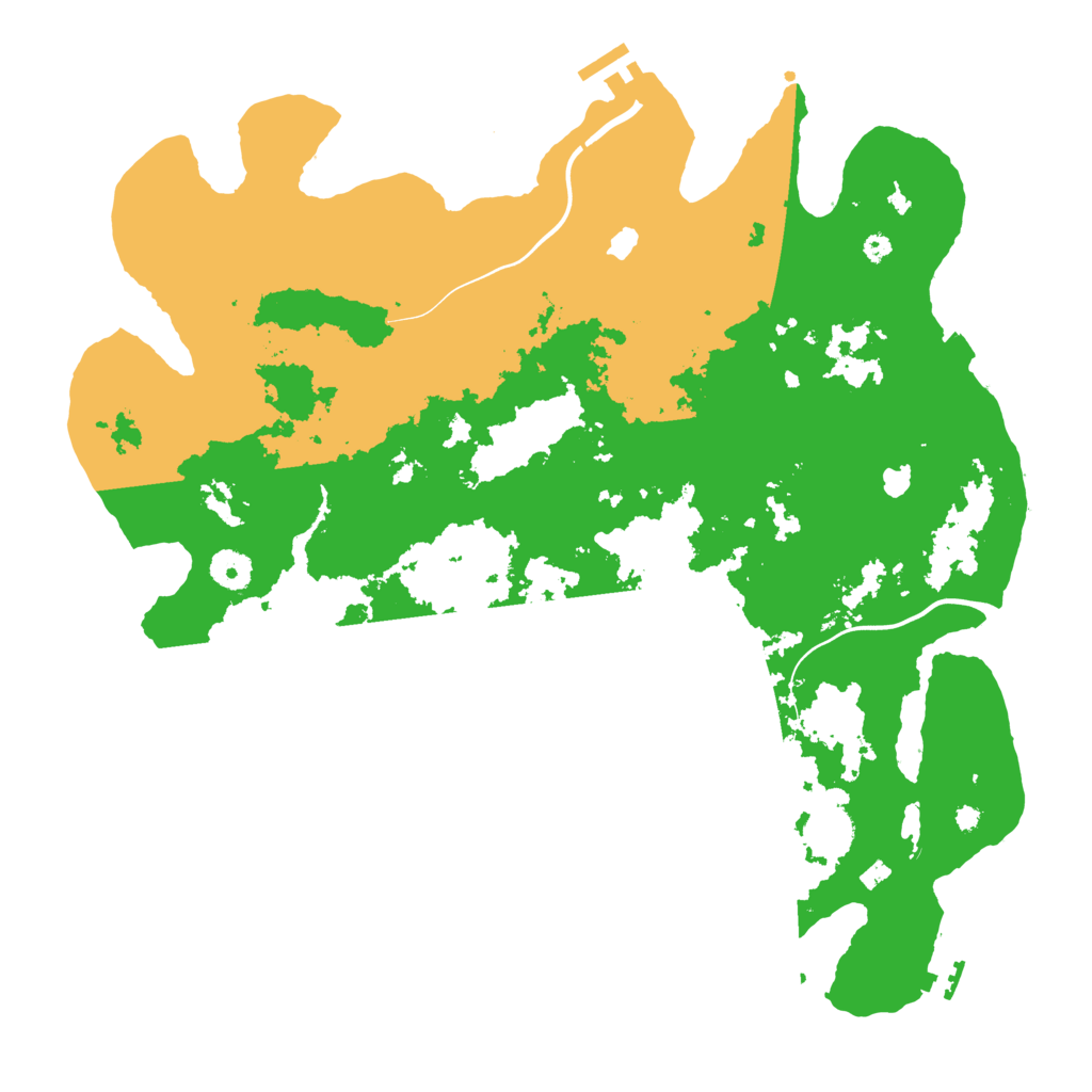 Biome Rust Map: Procedural Map, Size: 4000, Seed: 26057406