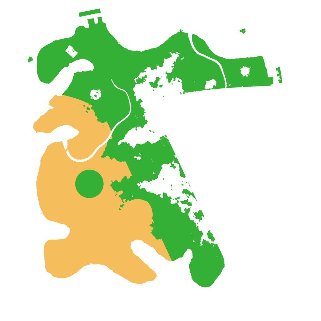 Biome Rust Map: Procedural Map, Size: 3000, Seed: 188574