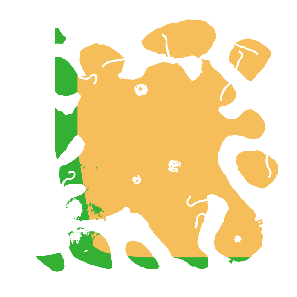 Biome Rust Map: Procedural Map, Size: 3500, Seed: 93980688
