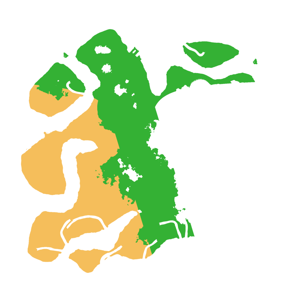 Biome Rust Map: Procedural Map, Size: 3000, Seed: 244058