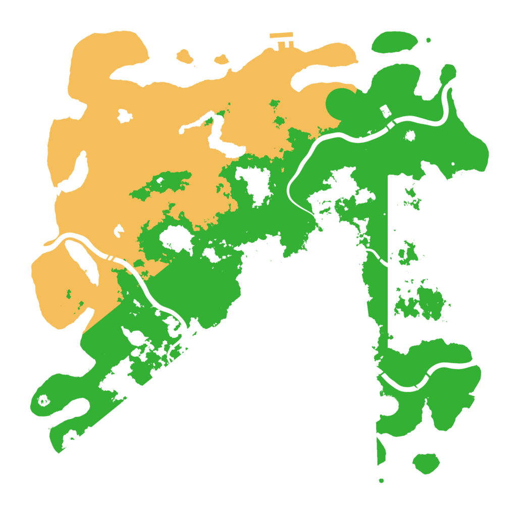 Biome Rust Map: Procedural Map, Size: 4500, Seed: 894112697