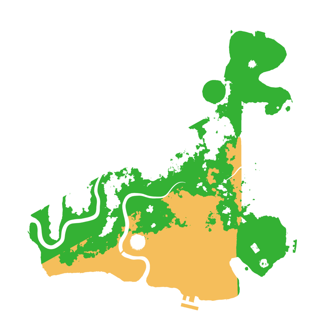 Biome Rust Map: Procedural Map, Size: 3700, Seed: 830957649