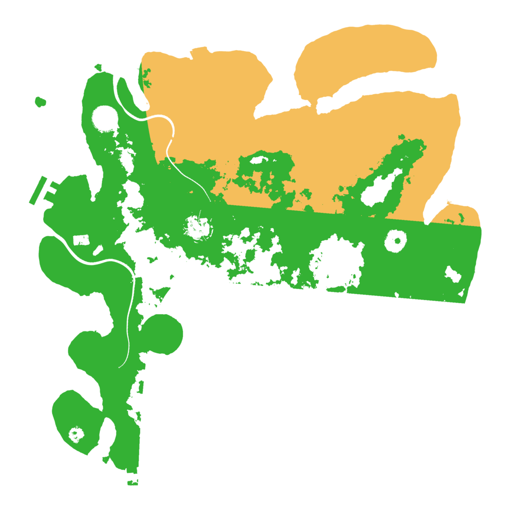 Biome Rust Map: Procedural Map, Size: 3500, Seed: 1277714347