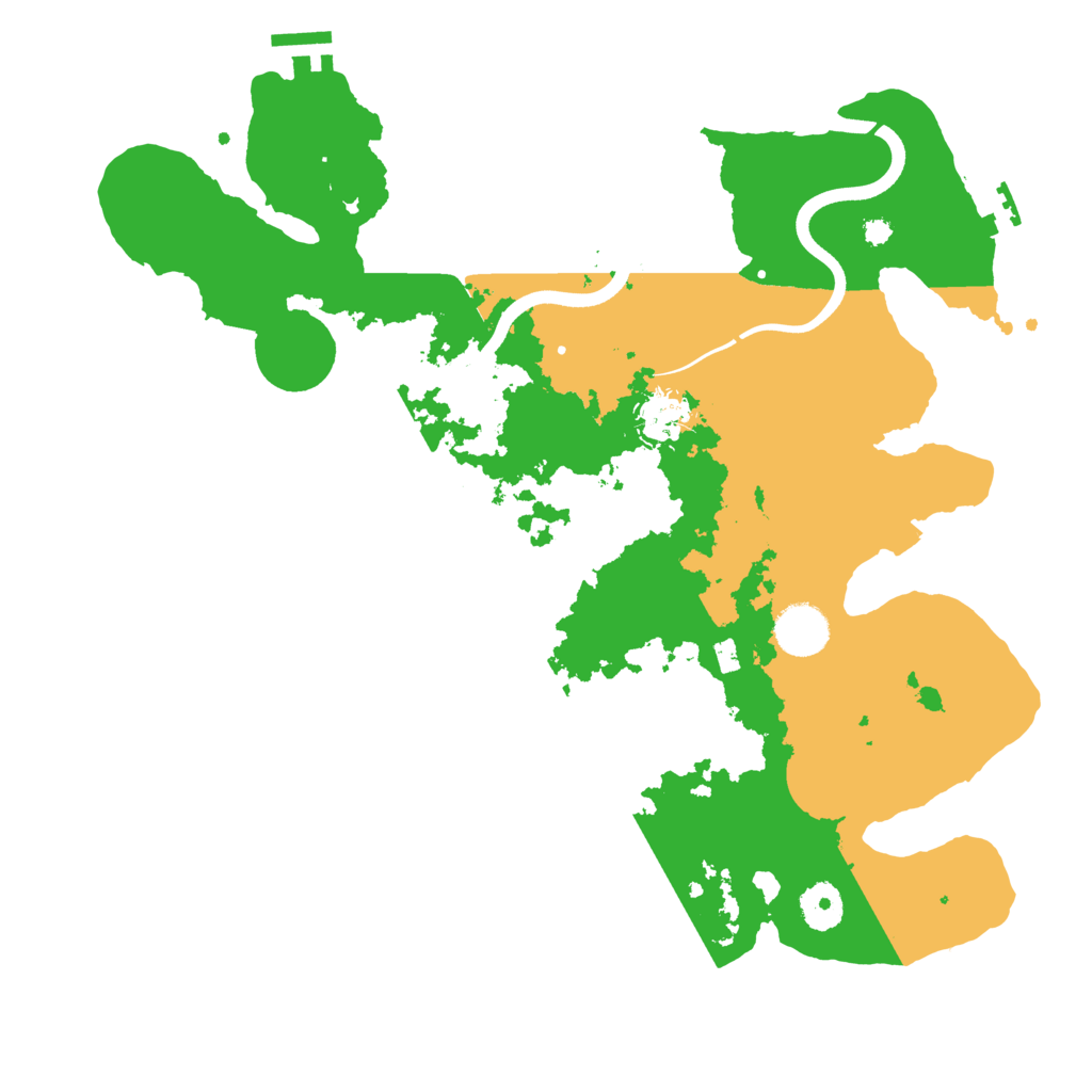 Biome Rust Map: Procedural Map, Size: 3650, Seed: 819198249