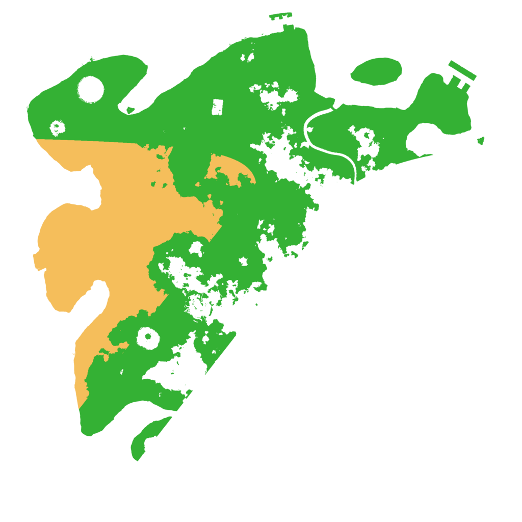 Biome Rust Map: Procedural Map, Size: 3500, Seed: 2085650284