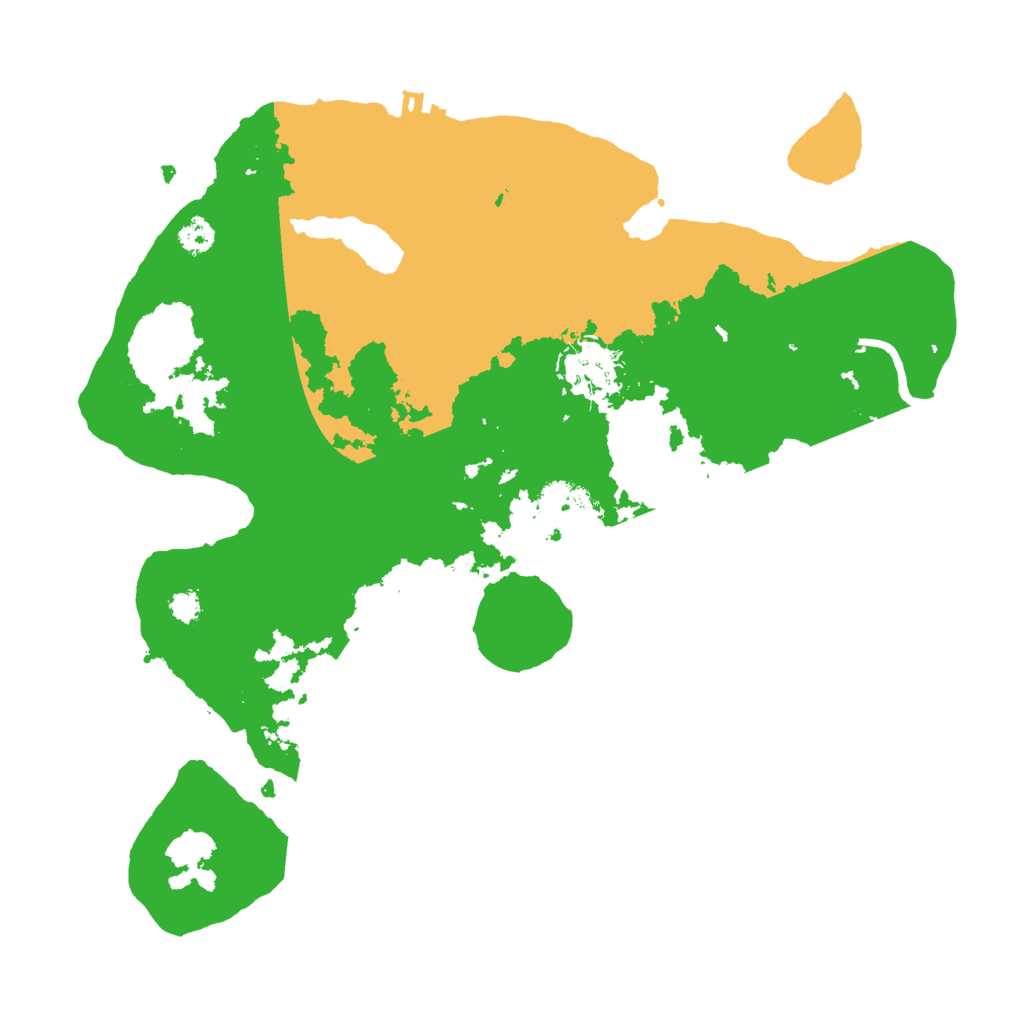 Biome Rust Map: Procedural Map, Size: 3000, Seed: 191121