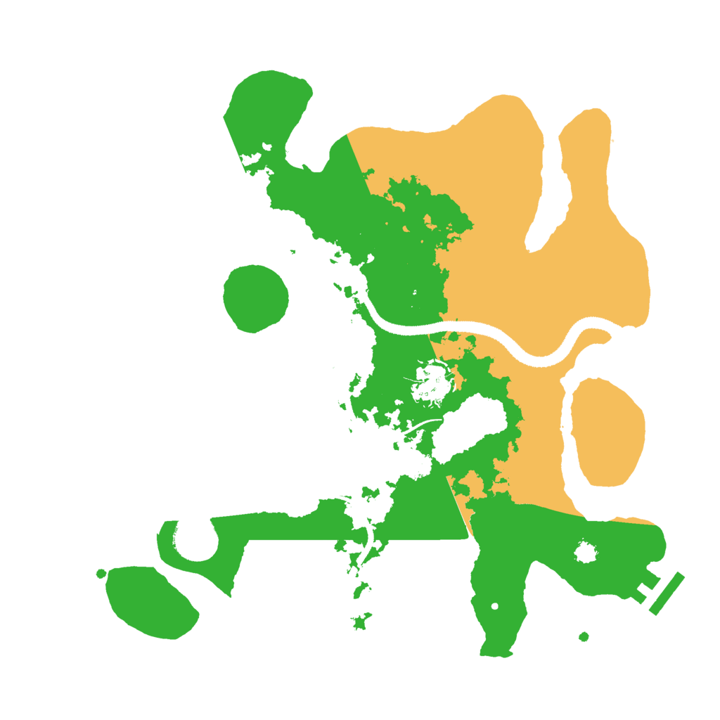 Biome Rust Map: Procedural Map, Size: 3000, Seed: 482394675