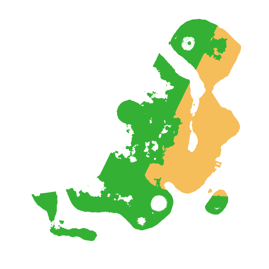 Biome Rust Map: Procedural Map, Size: 3000, Seed: 3989