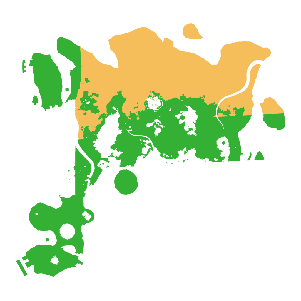 Biome Rust Map: Procedural Map, Size: 3500, Seed: 19111812