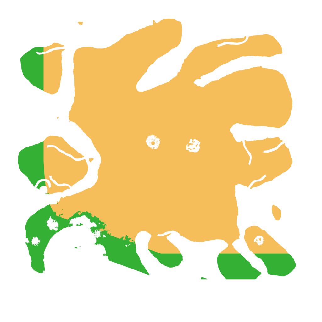 Biome Rust Map: Procedural Map, Size: 3500, Seed: 1222229