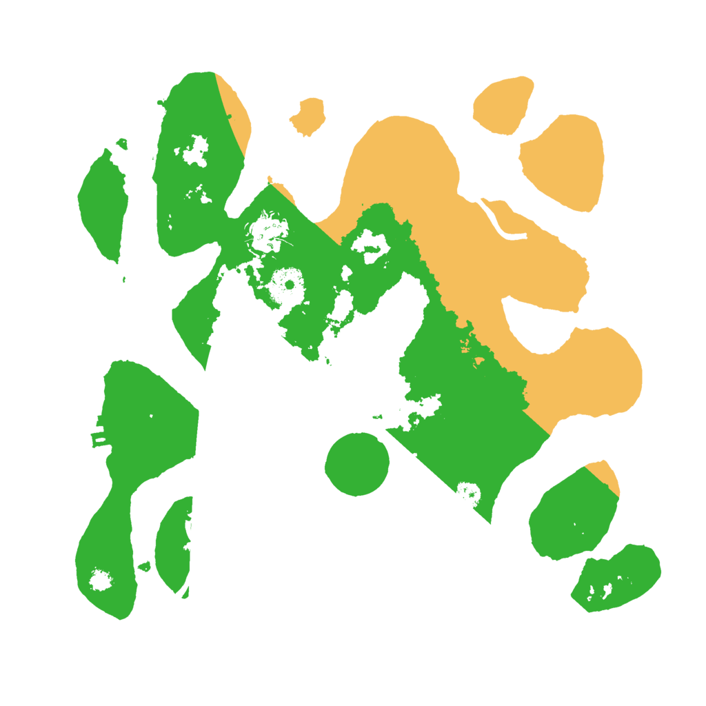 Biome Rust Map: Procedural Map, Size: 3000, Seed: 111915