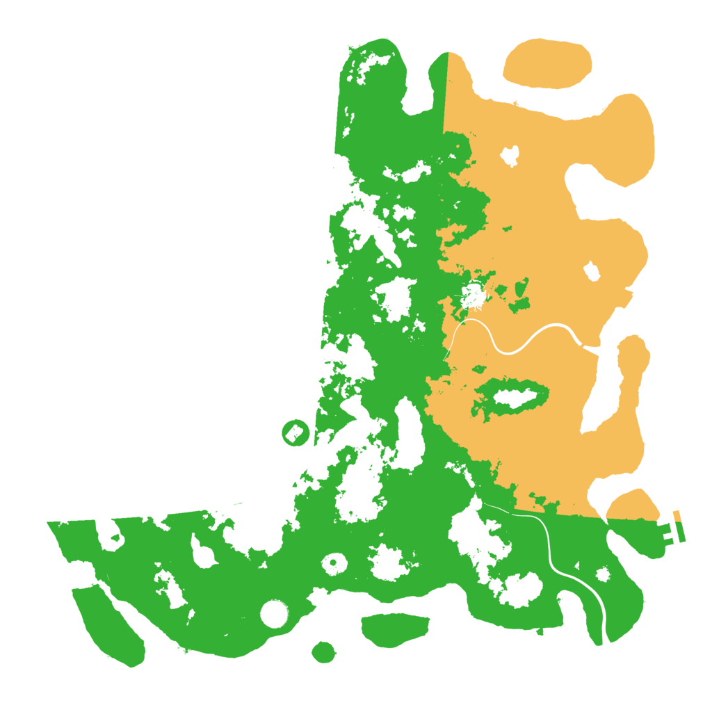Biome Rust Map: Procedural Map, Size: 4500, Seed: 955404045