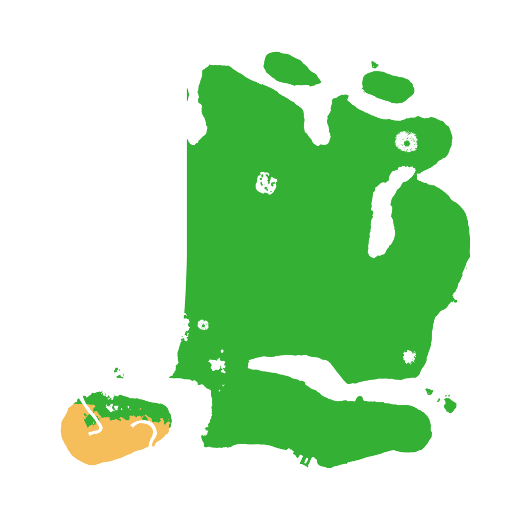 Biome Rust Map: Procedural Map, Size: 3500, Seed: 28485996