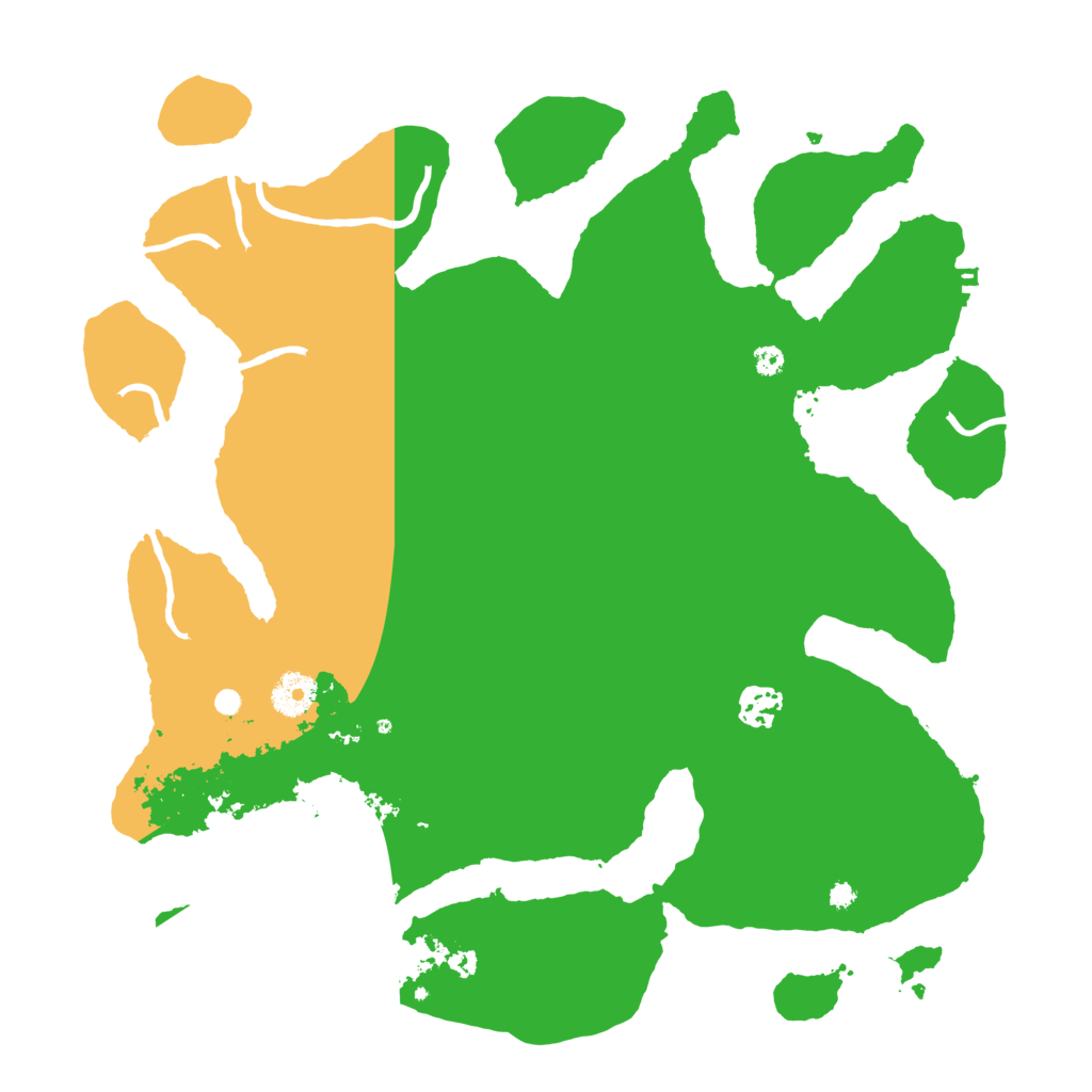 Biome Rust Map: Procedural Map, Size: 3700, Seed: 433290562