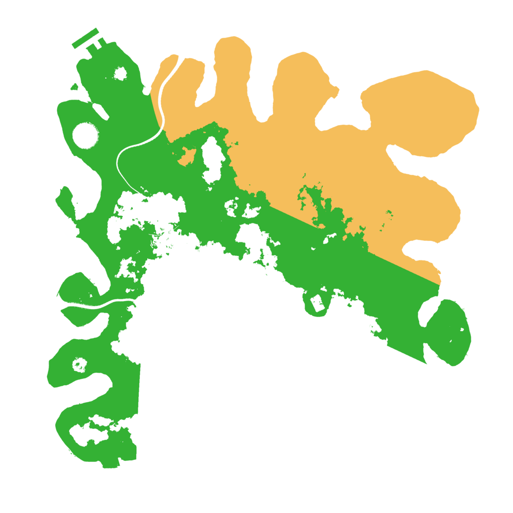 Biome Rust Map: Procedural Map, Size: 3500, Seed: 1916576003