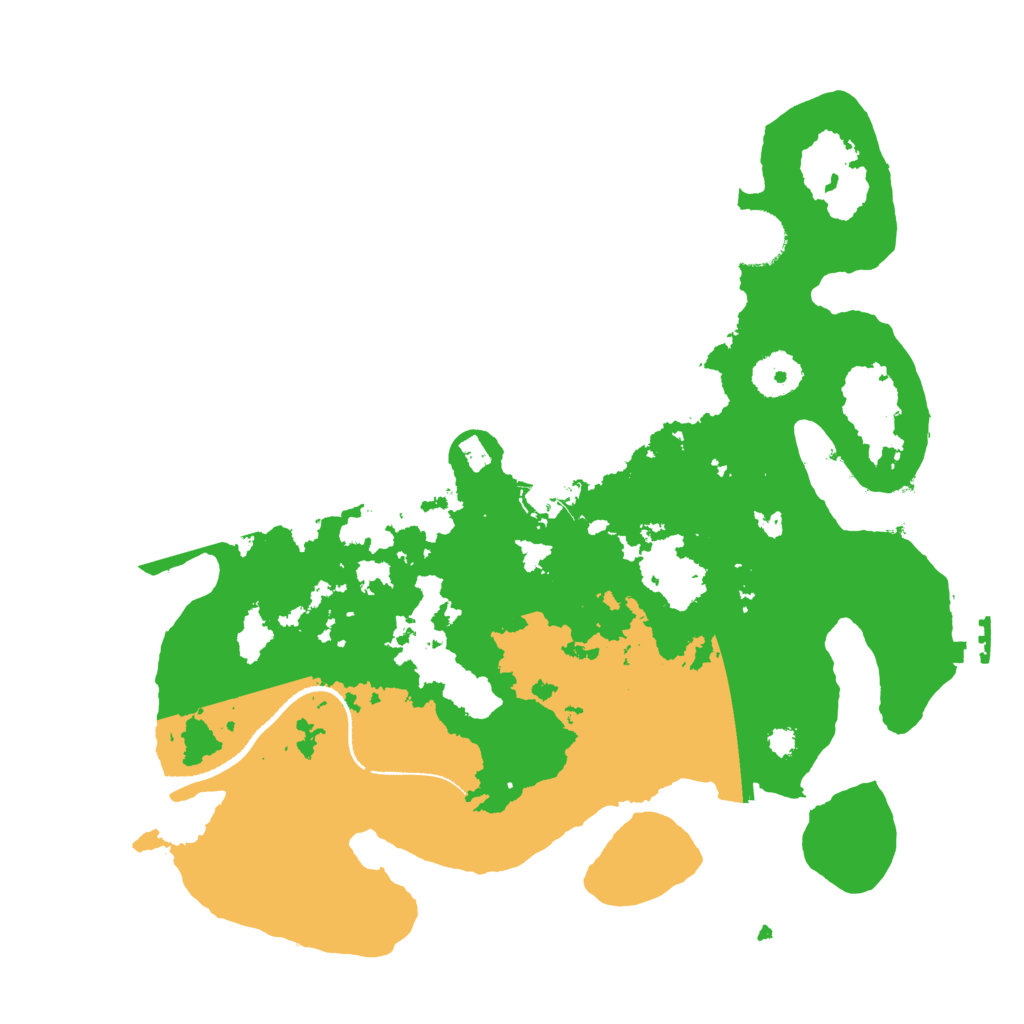 Biome Rust Map: Procedural Map, Size: 3300, Seed: 2985