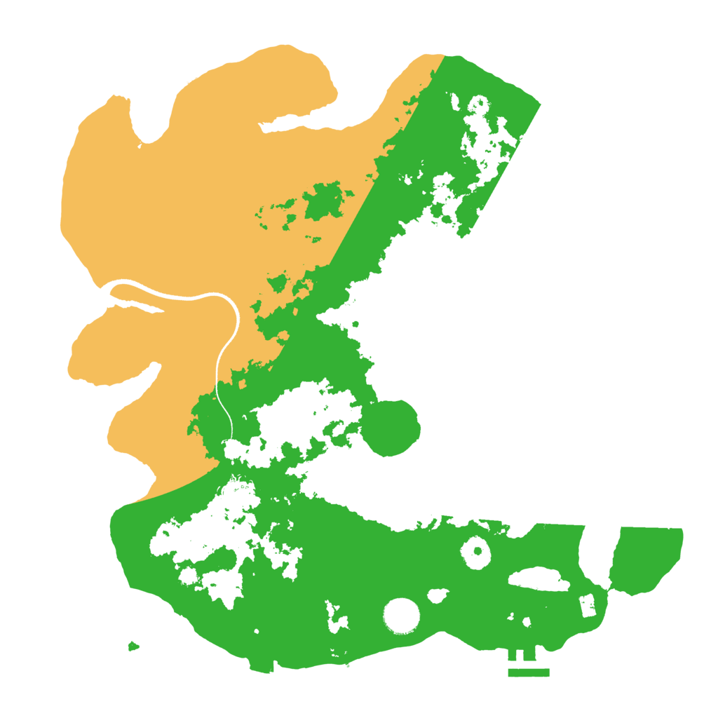 Biome Rust Map: Procedural Map, Size: 3500, Seed: 851953