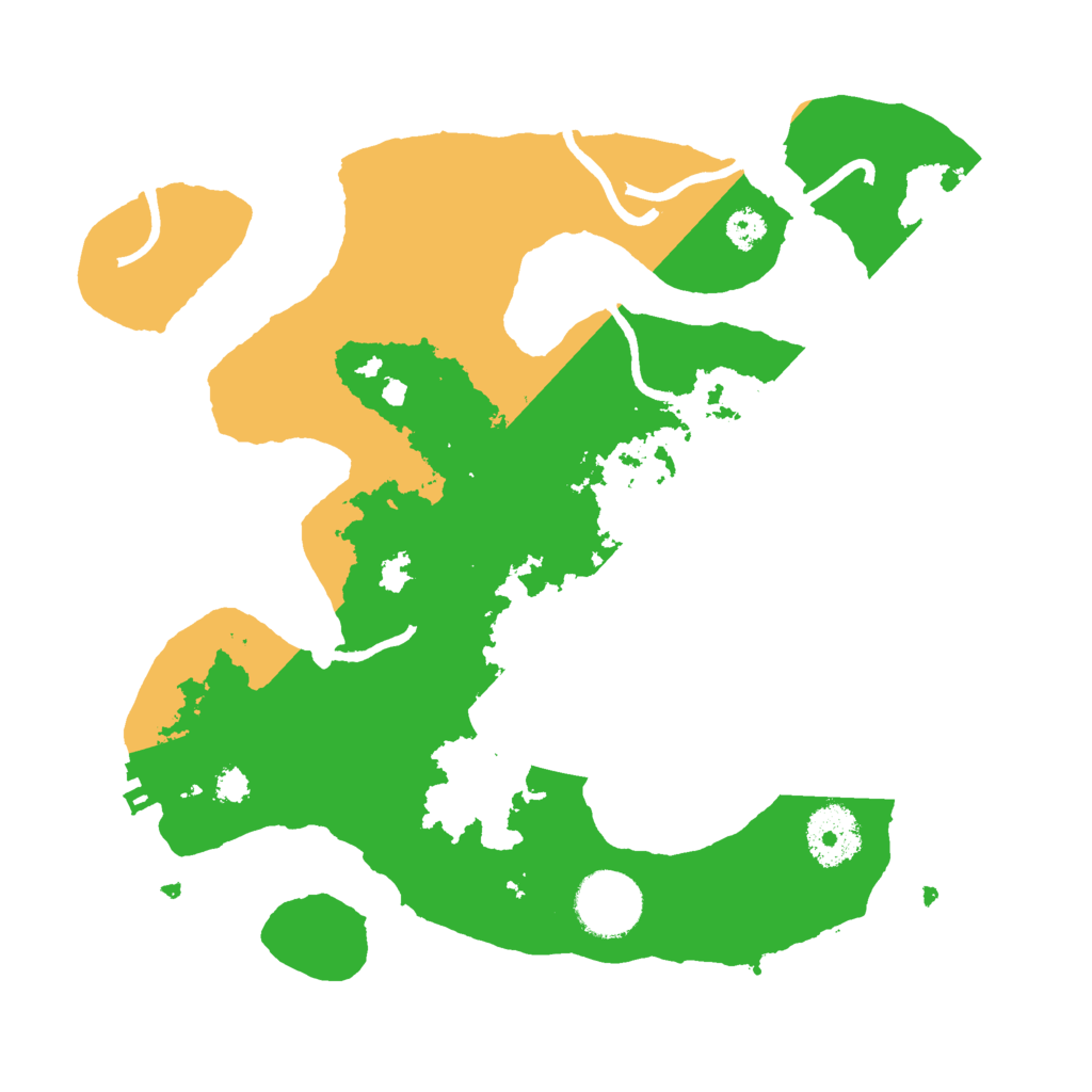 Biome Rust Map: Procedural Map, Size: 2900, Seed: 301670002