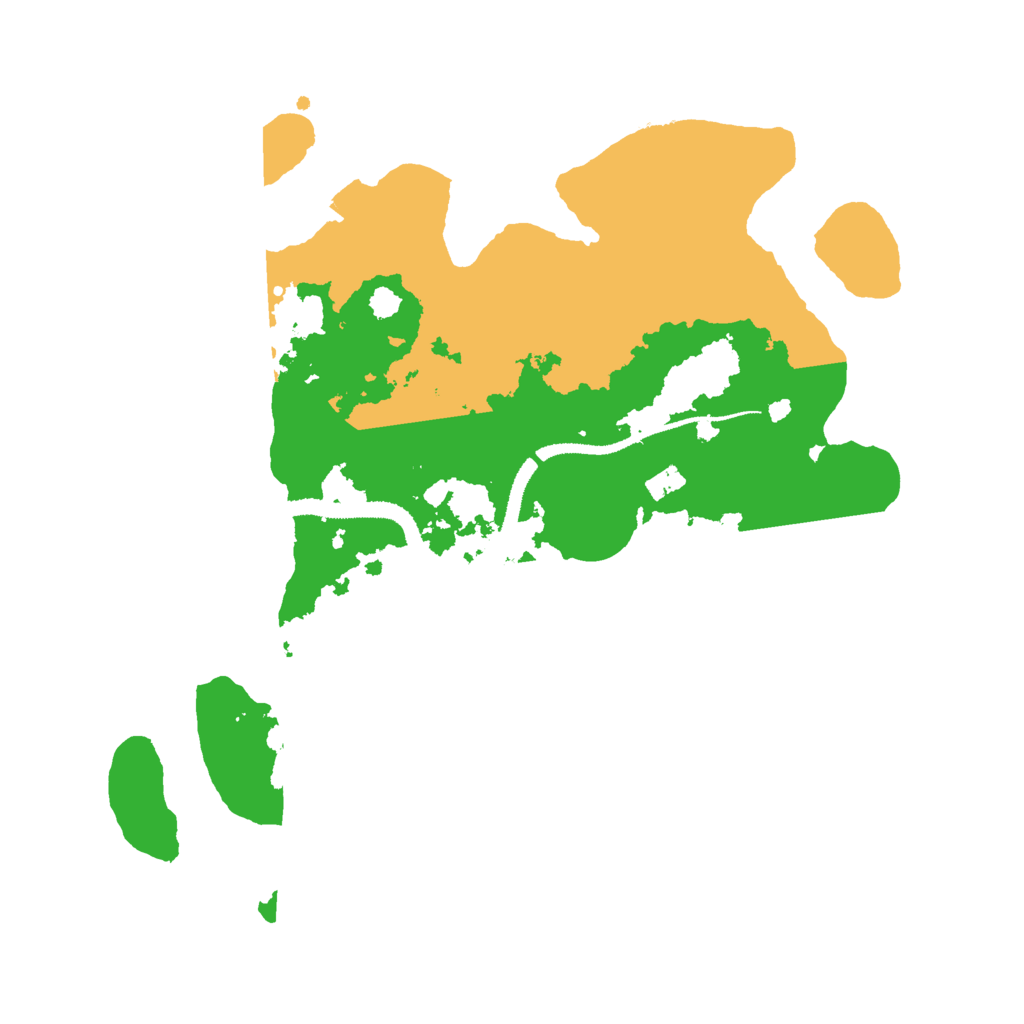 Biome Rust Map: Procedural Map, Size: 3000, Seed: 82288479