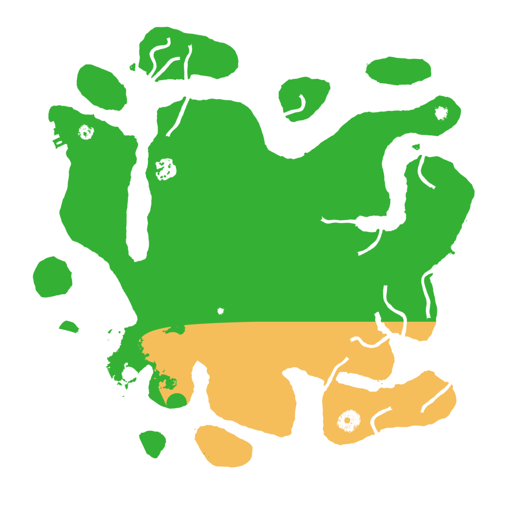 Biome Rust Map: Procedural Map, Size: 3500, Seed: 451724812