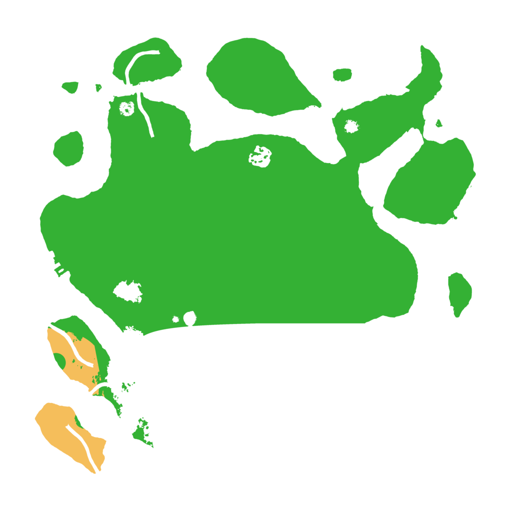 Biome Rust Map: Procedural Map, Size: 3500, Seed: 2826