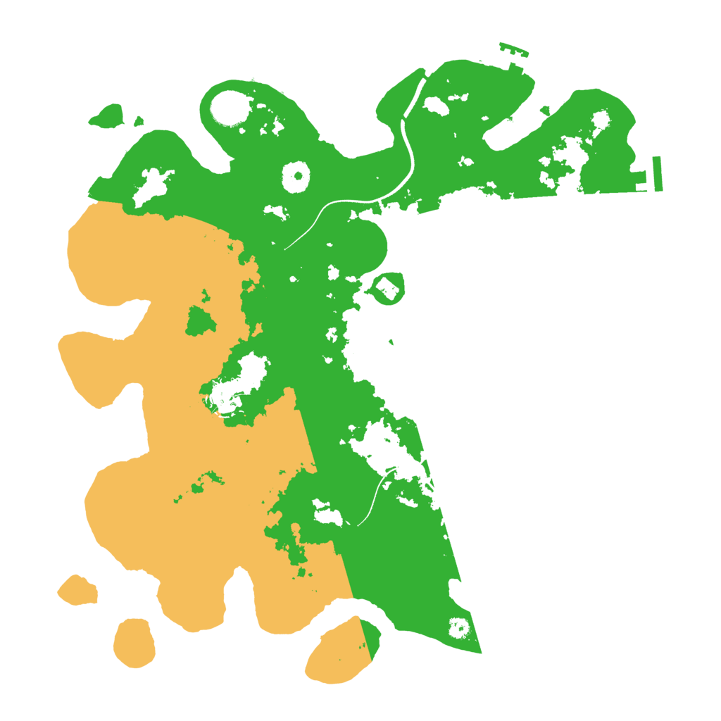 Biome Rust Map: Procedural Map, Size: 3550, Seed: 233404