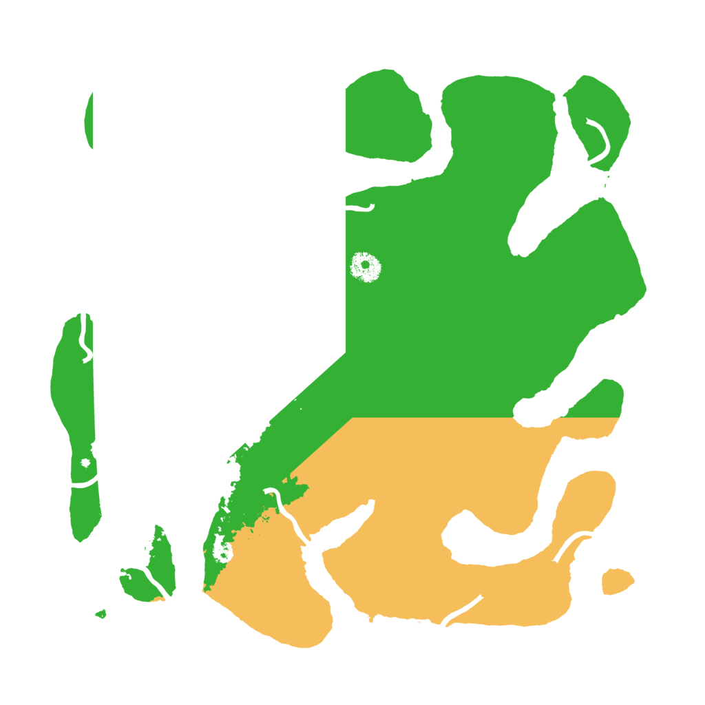 Biome Rust Map: Procedural Map, Size: 3500, Seed: 1279352400