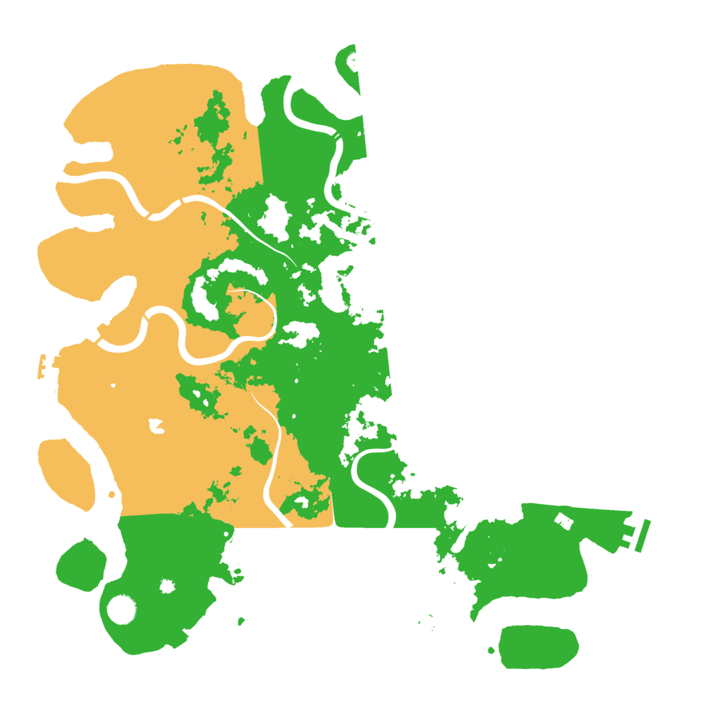 Biome Rust Map: Procedural Map, Size: 4250, Seed: 34914