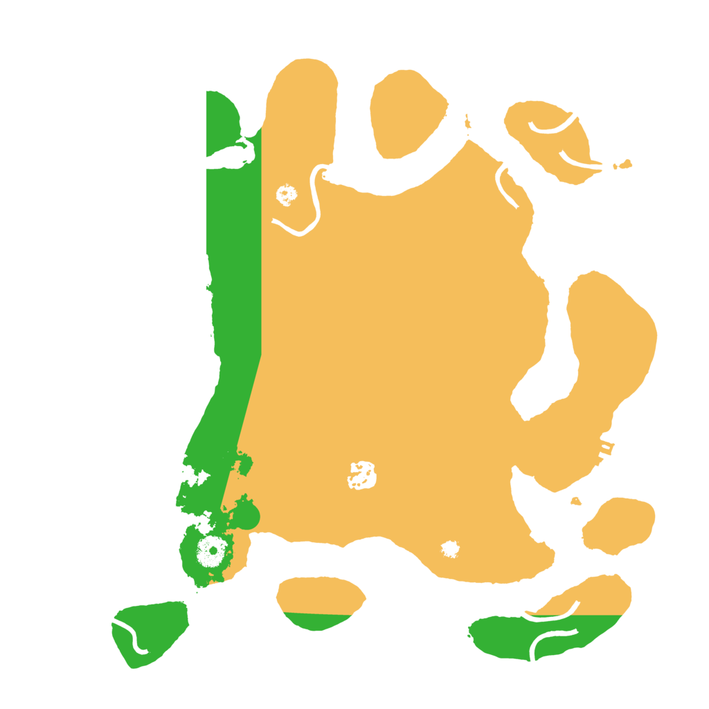 Biome Rust Map: Procedural Map, Size: 3550, Seed: 472116