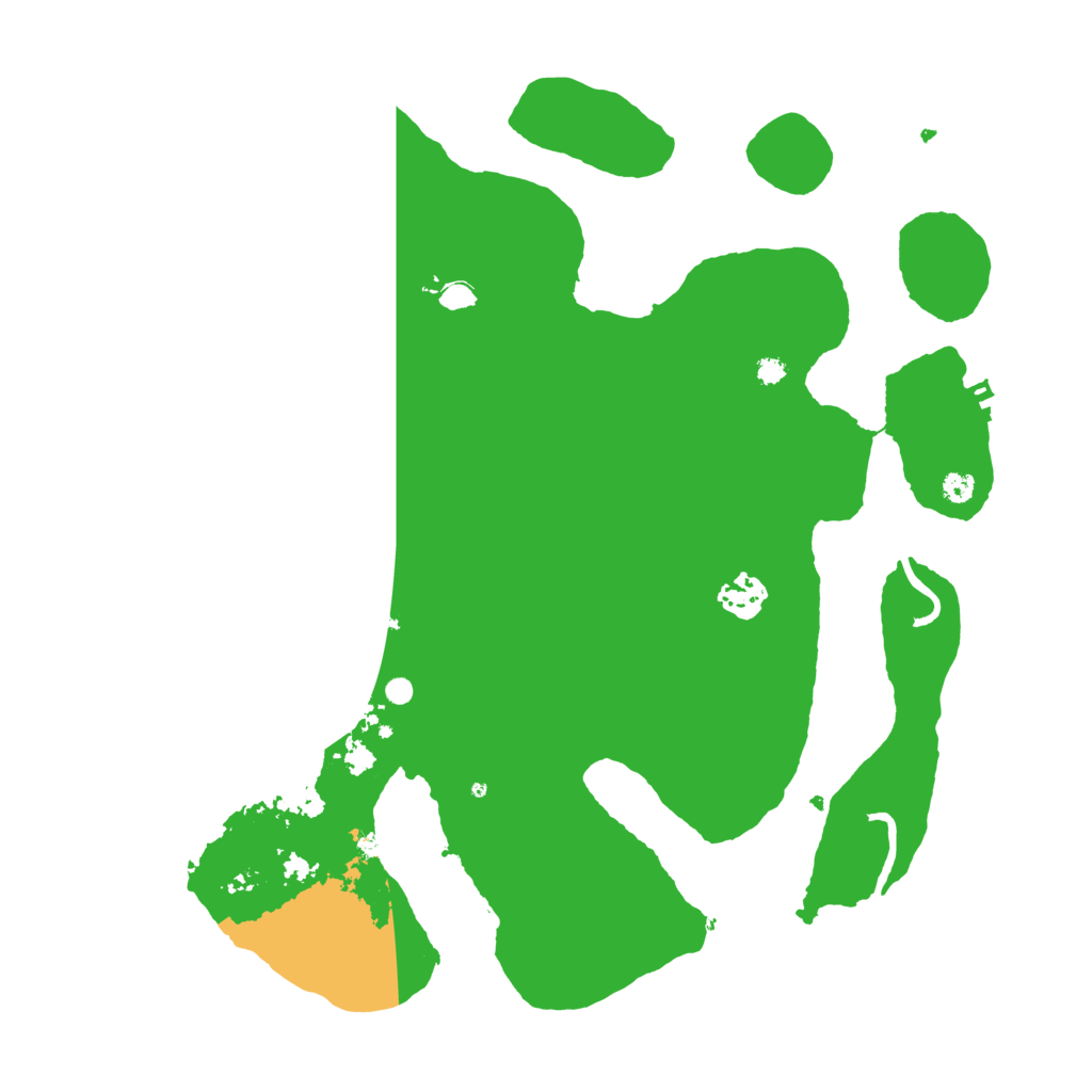 Biome Rust Map: Procedural Map, Size: 3600, Seed: 1537513545