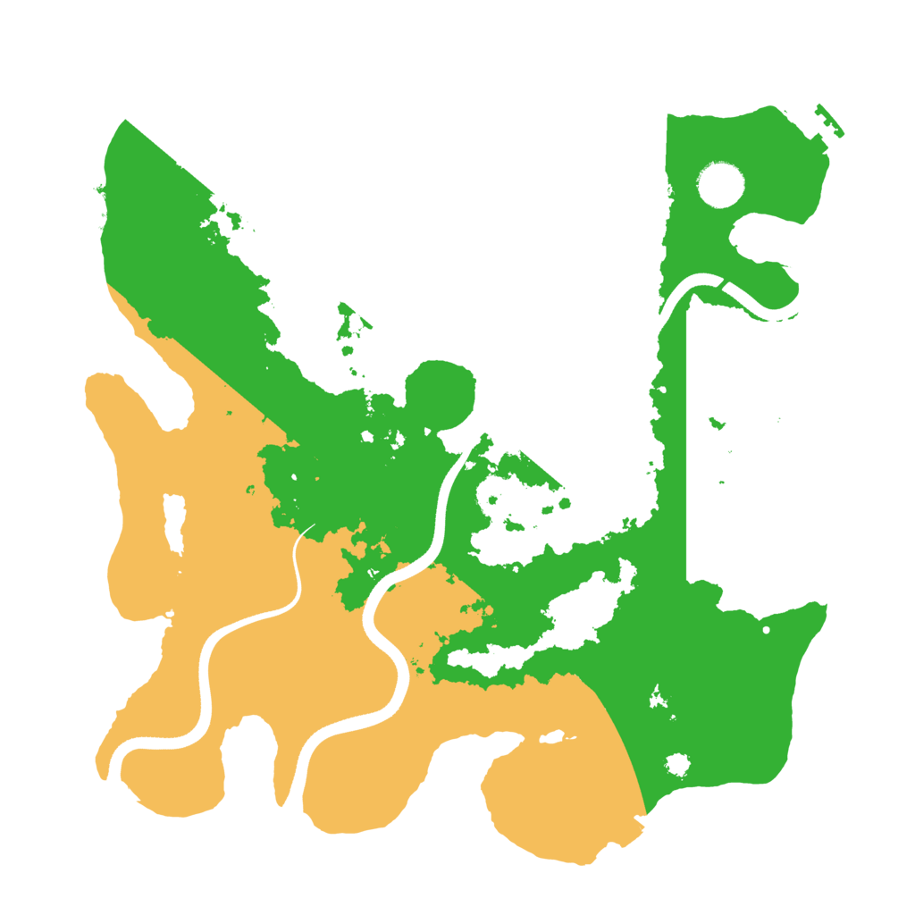Biome Rust Map: Procedural Map, Size: 3500, Seed: 1323908419
