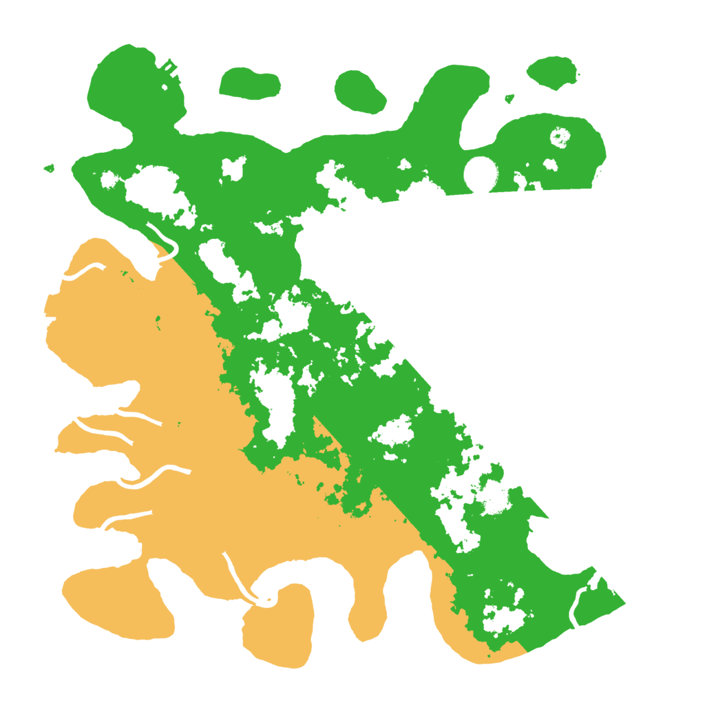 Biome Rust Map: Procedural Map, Size: 3650, Seed: 496659651