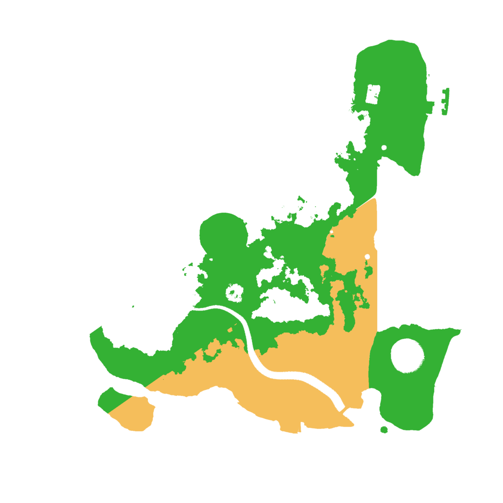 Biome Rust Map: Procedural Map, Size: 2800, Seed: 256211