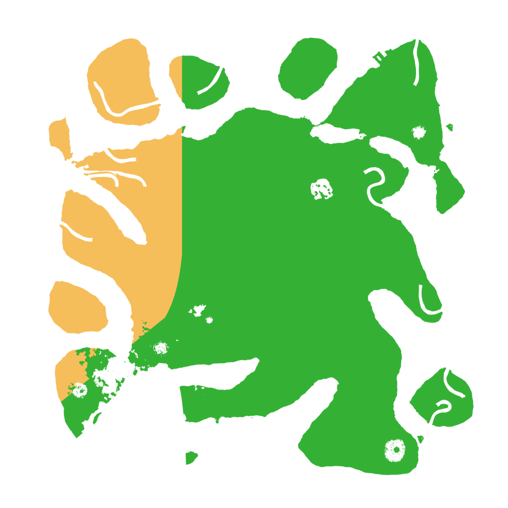 Biome Rust Map: Procedural Map, Size: 3500, Seed: 1925420379