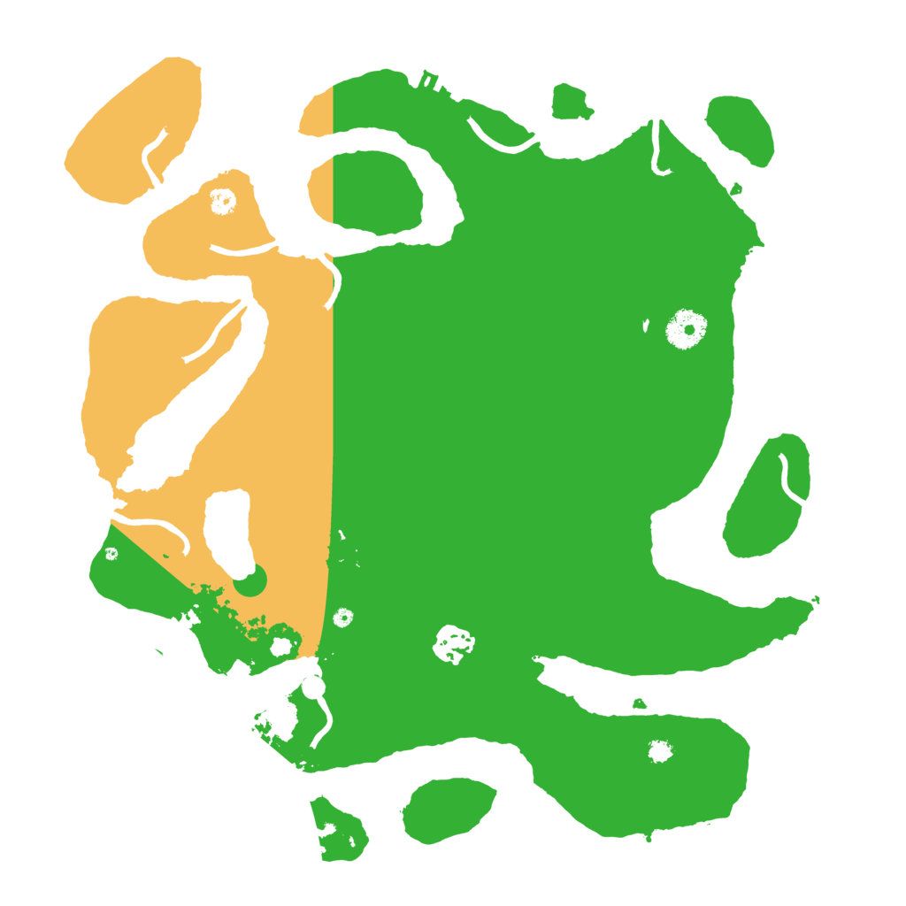 Biome Rust Map: Procedural Map, Size: 3500, Seed: 89341975