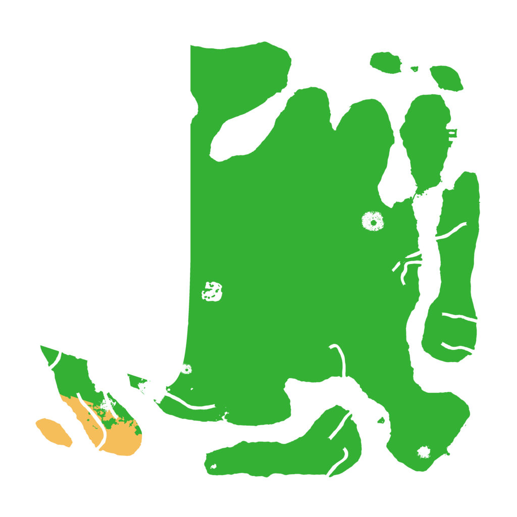 Biome Rust Map: Procedural Map, Size: 3700, Seed: 1112492859