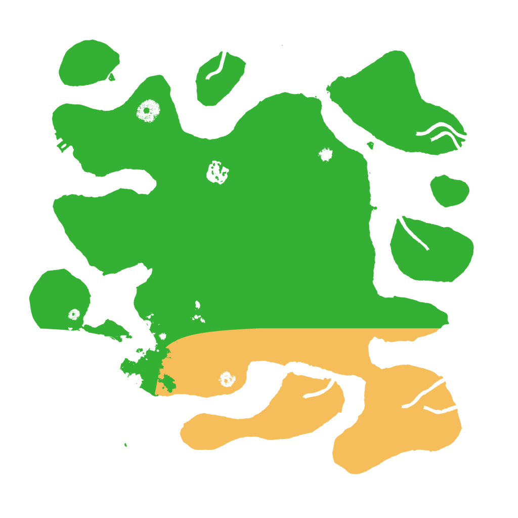 Biome Rust Map: Procedural Map, Size: 3500, Seed: 4204260