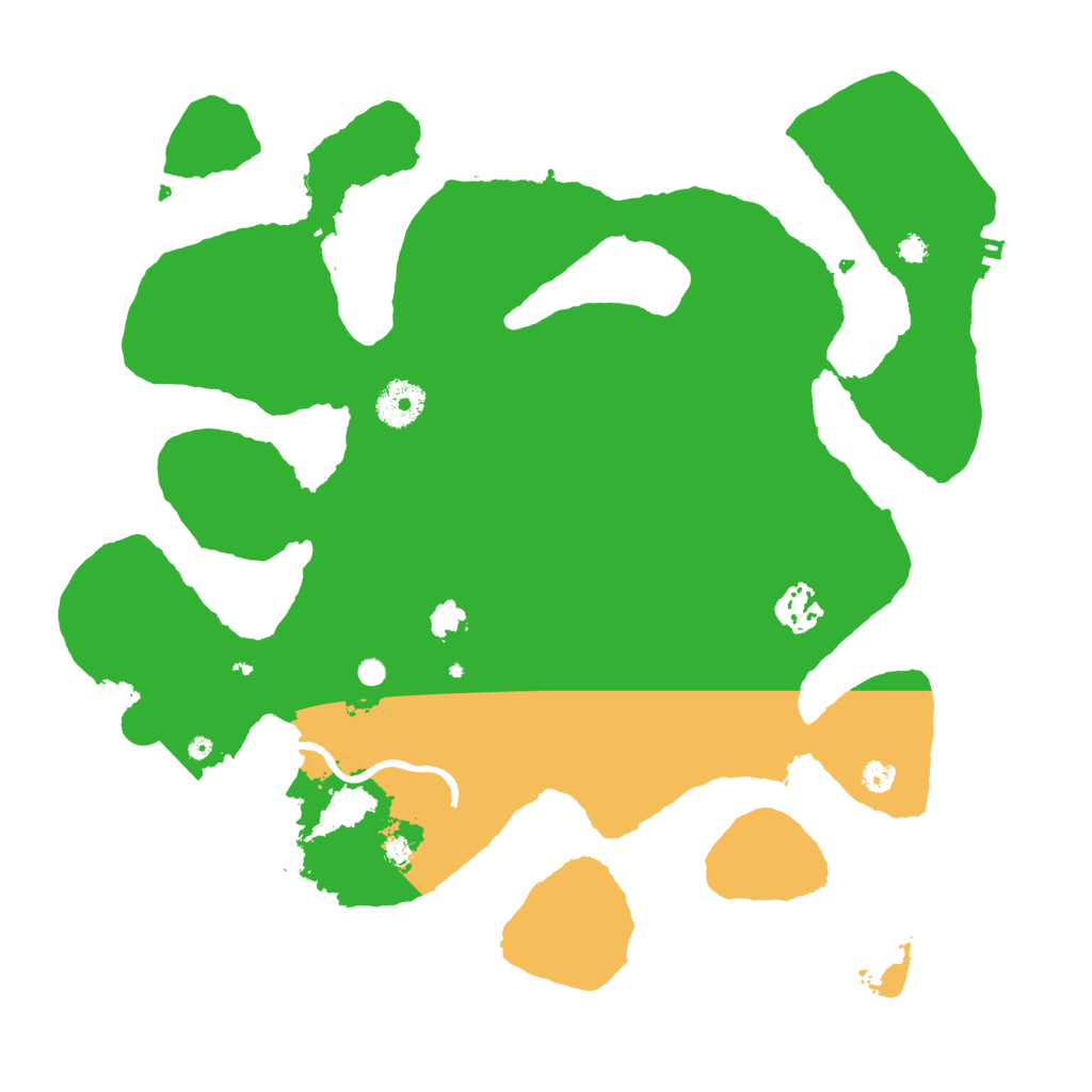 Biome Rust Map: Procedural Map, Size: 3500, Seed: 5048742