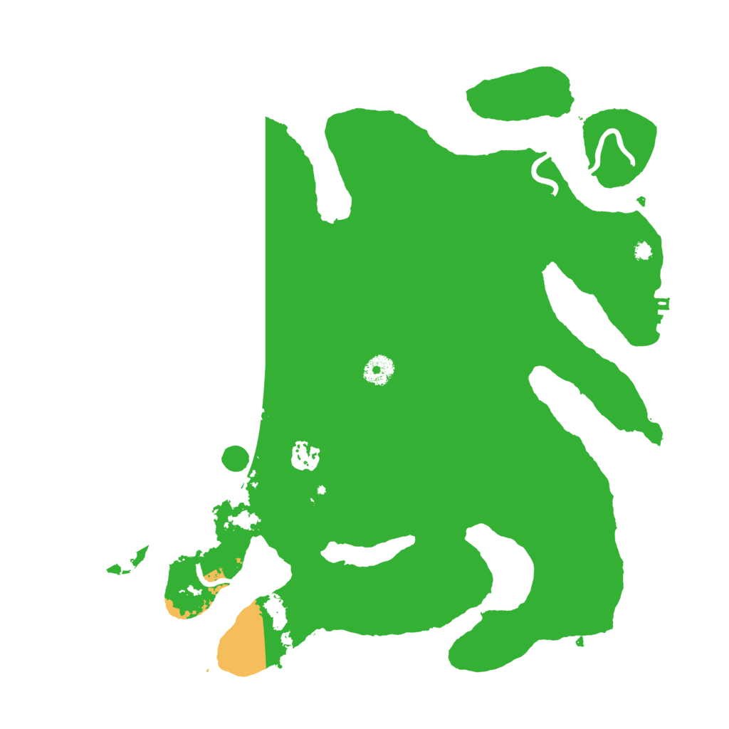 Biome Rust Map: Procedural Map, Size: 3700, Seed: 810200612