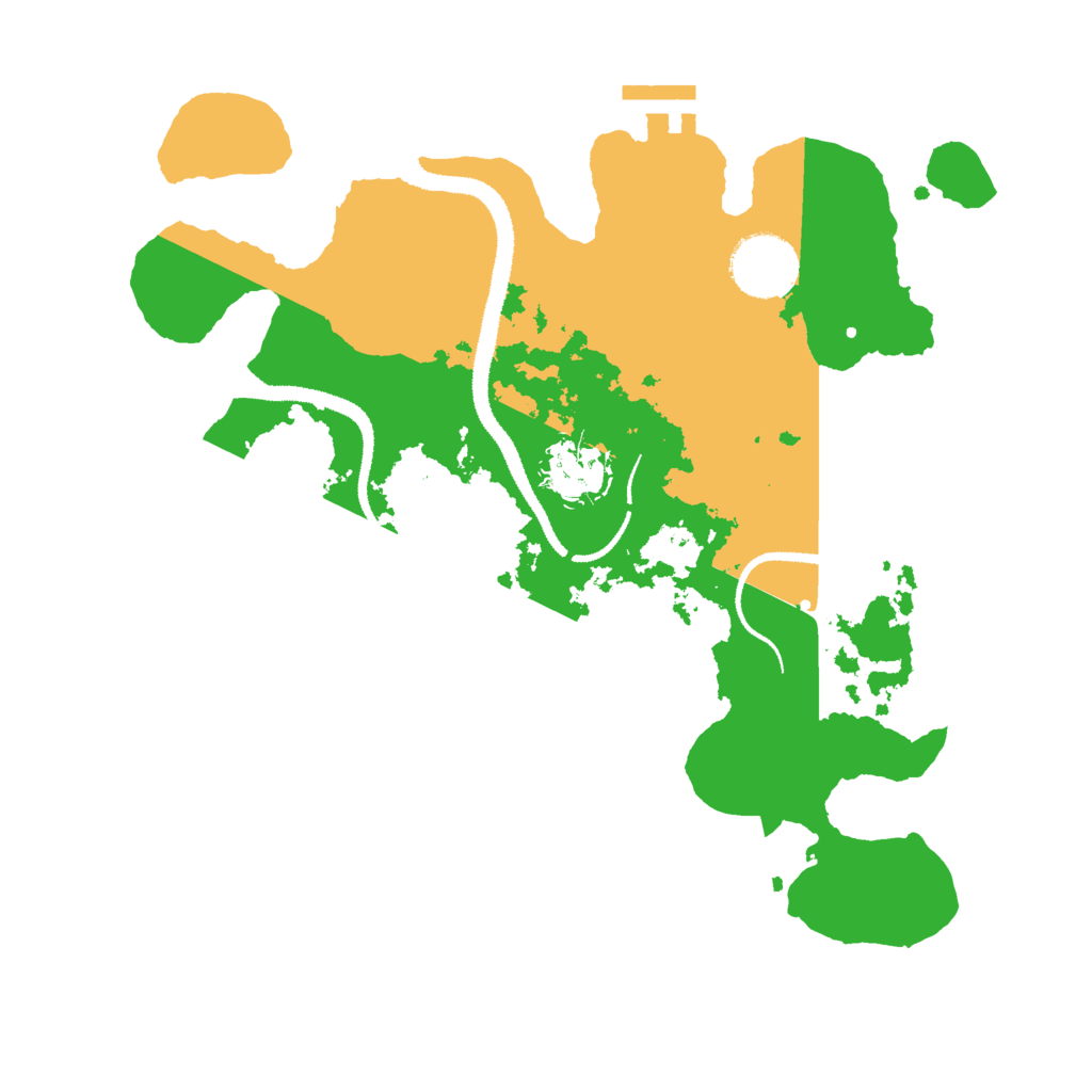Biome Rust Map: Procedural Map, Size: 3000, Seed: 92404